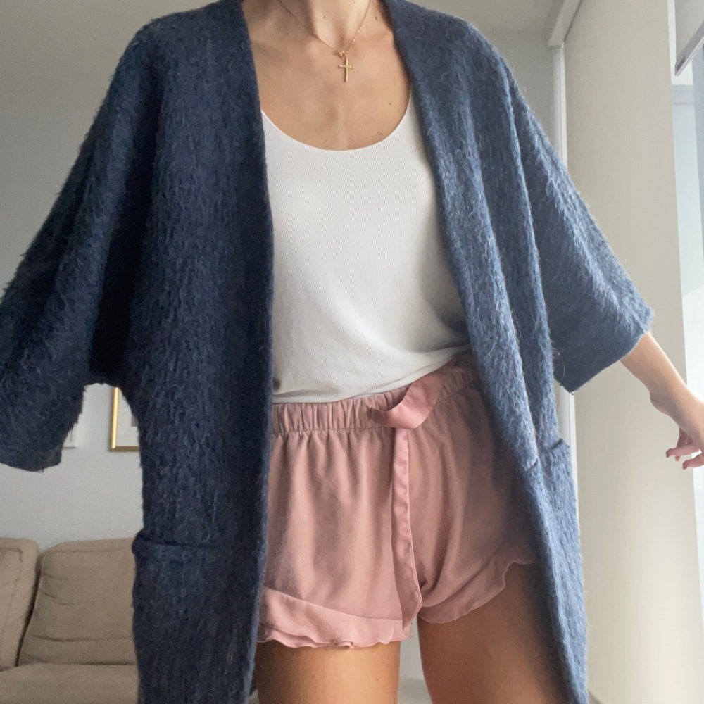 Comfy navy blue cardigan